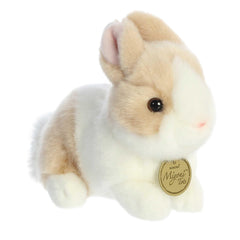Aurora Miyoni Tots Baby Bunny with ginger and white fur, a soft cuddle buddy.