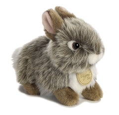 Aurora Miyoni Tots Bunny with ultra-soft fur for comforting hugs.
