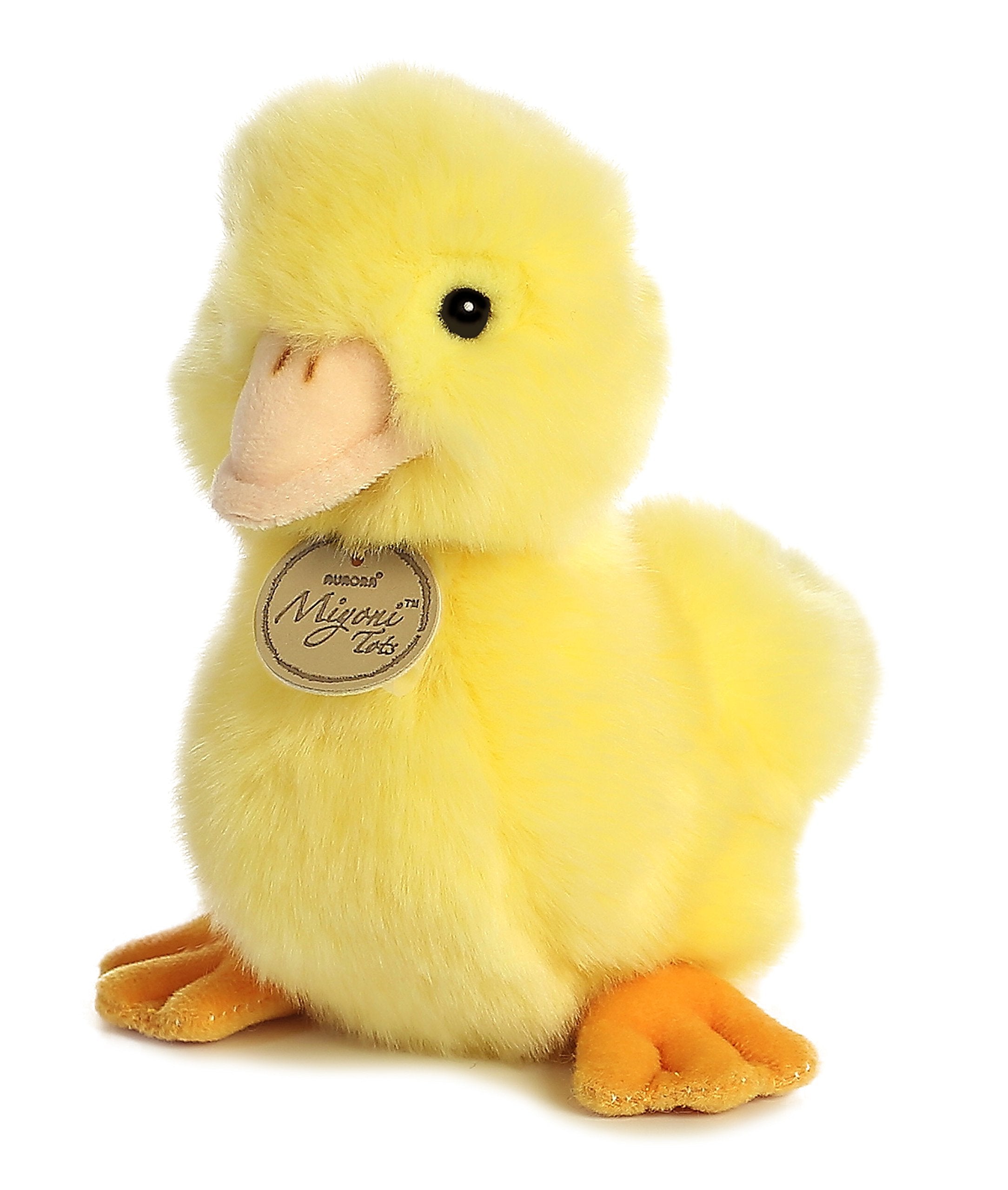 Aurora Miyoni Tots duckling yellow detail shot with air-brushed color accents