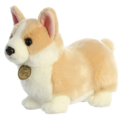 Aurora Miyoni Tots Pembroke Welsh Corgi Pup bean pellets inside provide gentle stability.