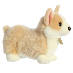 Aurora Miyoni Tots Pembroke Welsh Corgi Pup ears up detail highlights playful charm for kids.