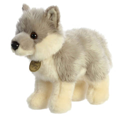 Aurora Miyoni Wolf Pup has bean pellets inside, stable pose.