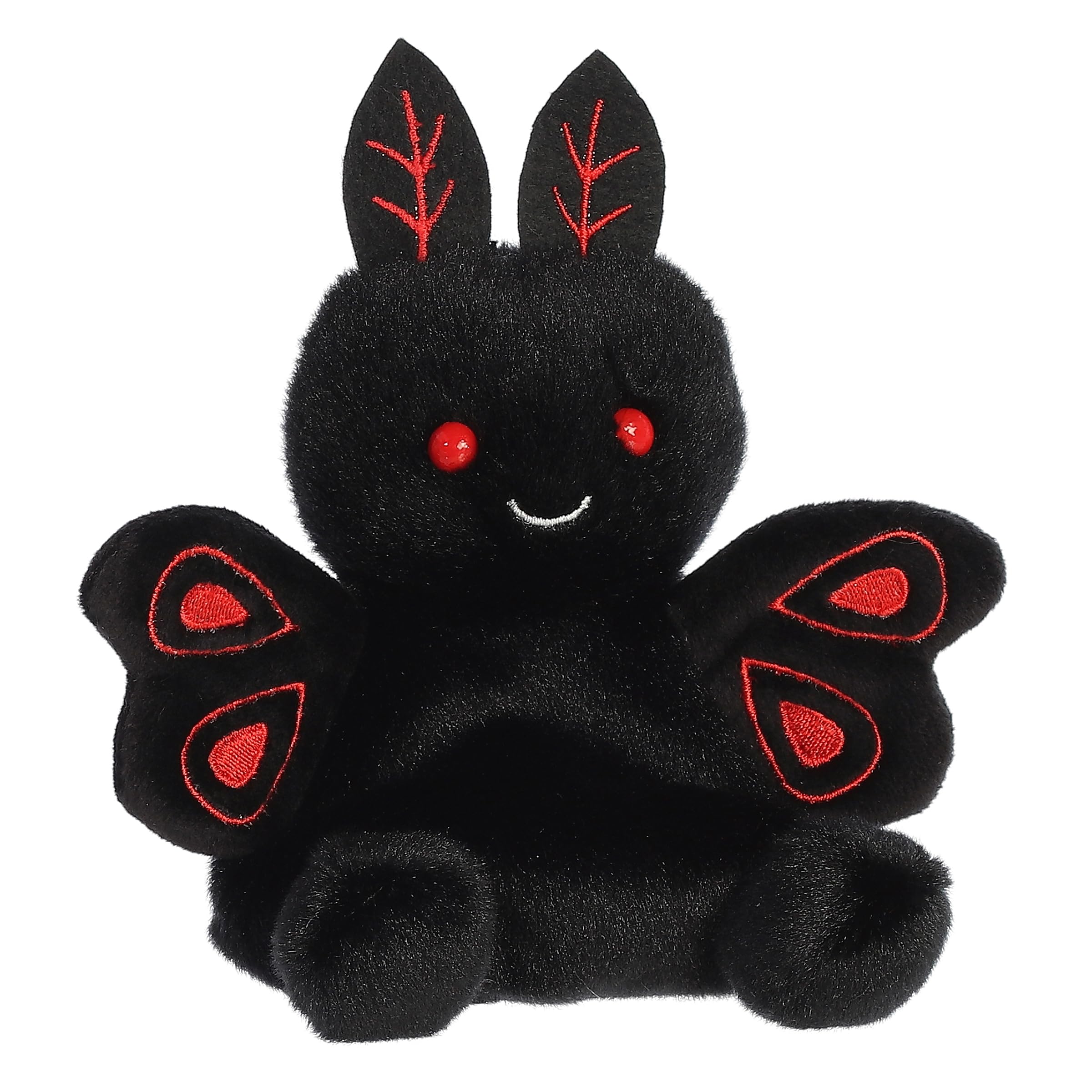 Aurora Mortimer Mothman soft plush fabric close-up highlighting texture.