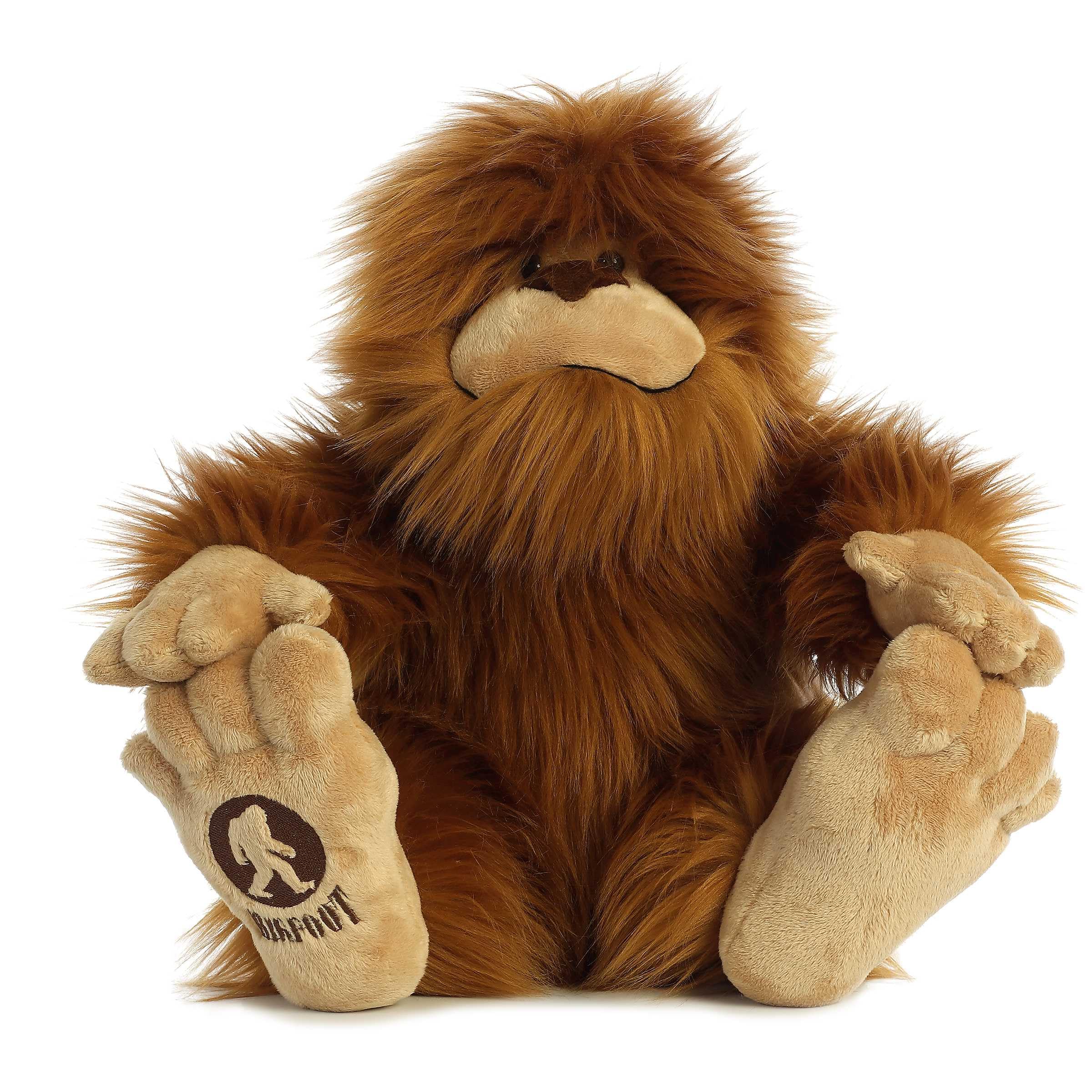Aurora Mysterious Fantasy Big Foot plush fur detail emphasizing texture.