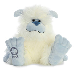 Aurora Mysterious Fantasy Yeti plush, white 10-inch body, a cuddly mythical companion for imaginative play.