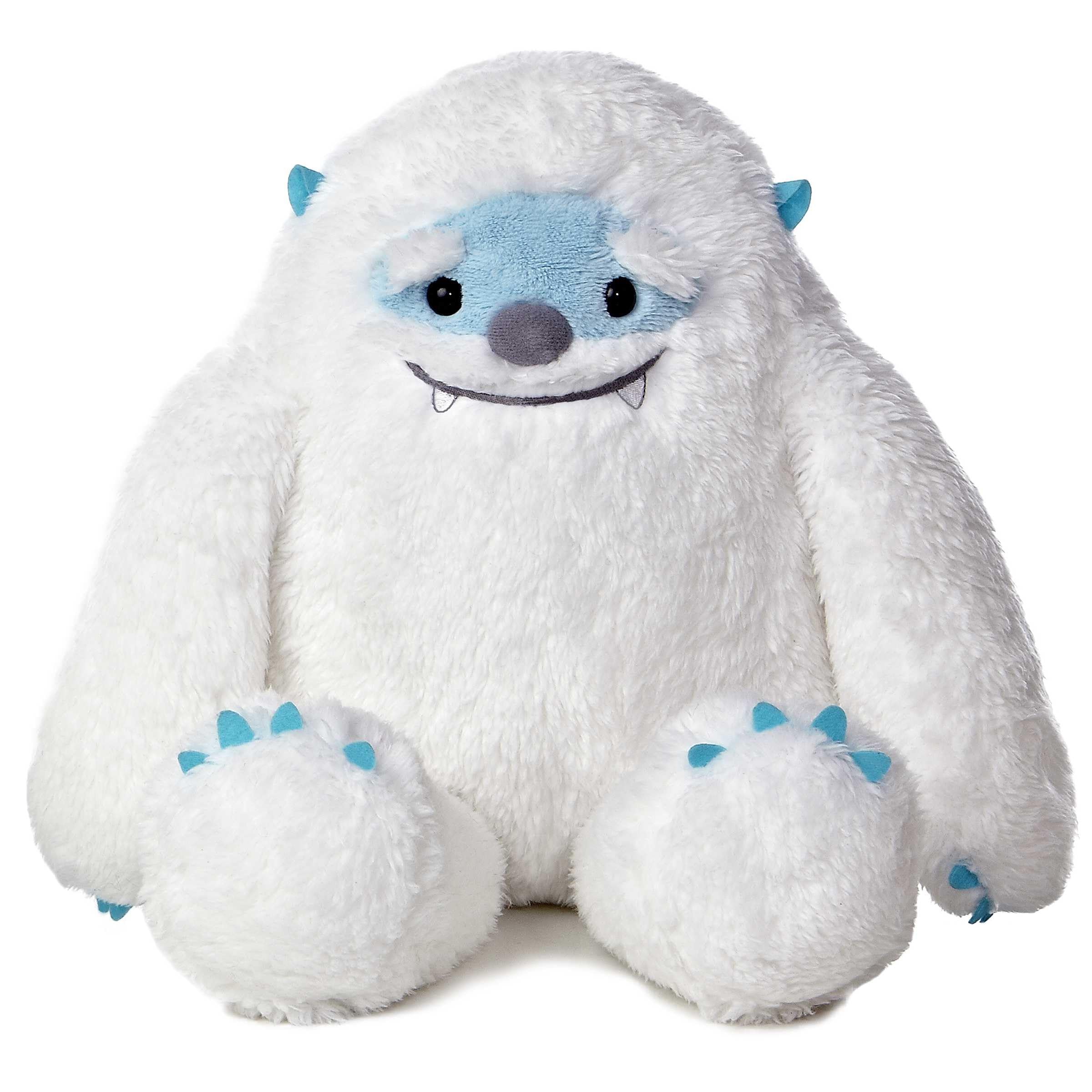 Aurora Yulli Yeti plush with white fur for cozy cuddle time.
