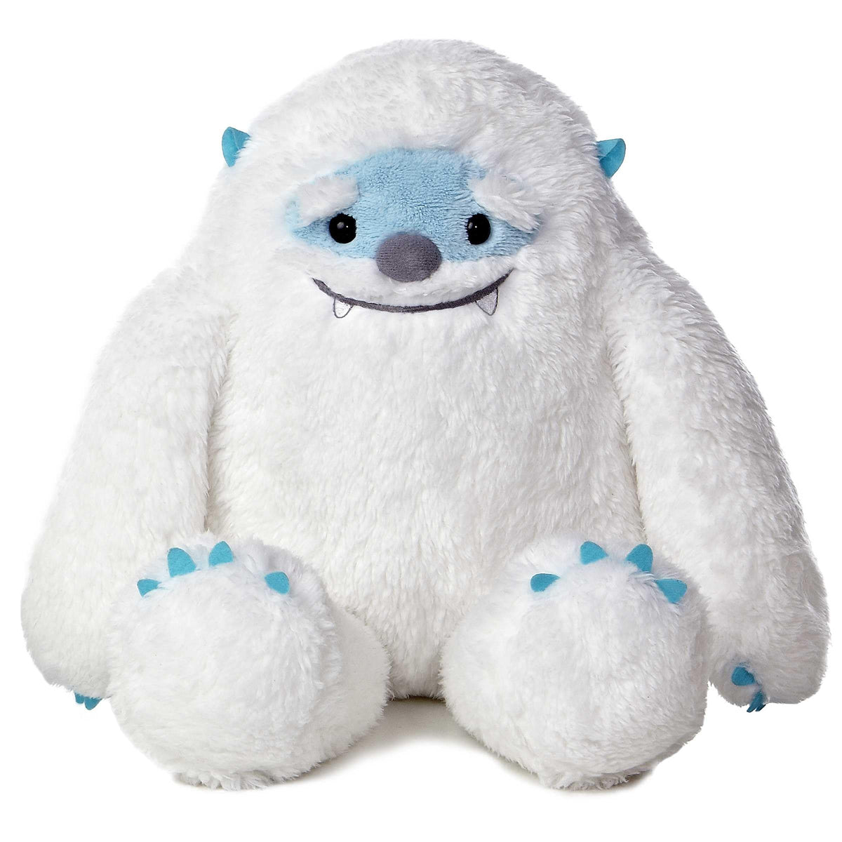 Aurora Yulli Yeti plush with white fur for cozy cuddle time.