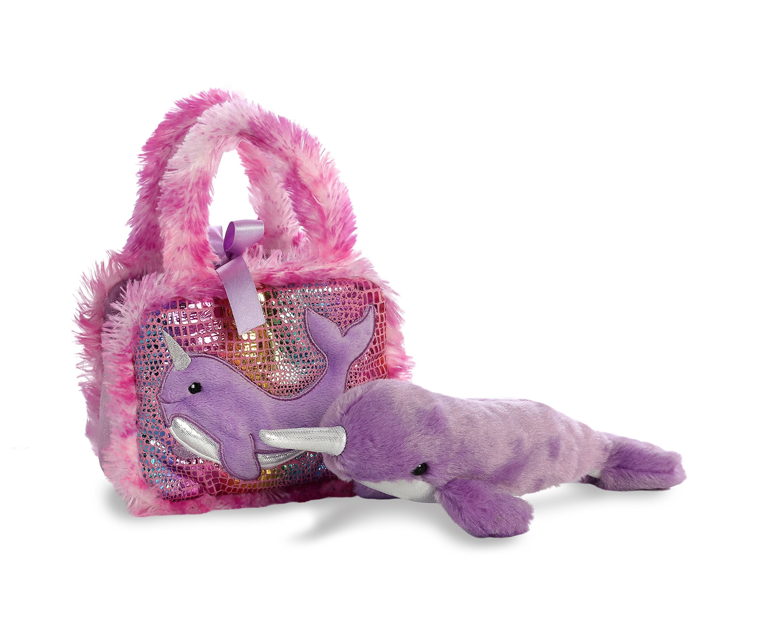 Narwhal companion from Aurora Fancy Pals, ideal for birthdays and pretend play.
