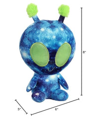Aurora Nebula bean-stabilized plush suitable for a wide age range.