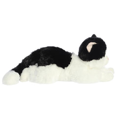 Aurora Oreo cat bean pellets plush designed for stable resting poses