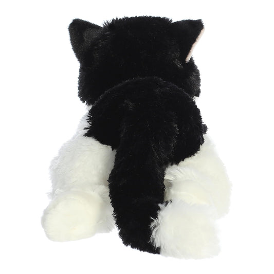 Aurora Oreo cat plush with soft fur ideal for comforting bedtime routines