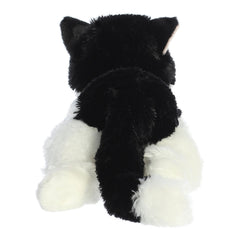 Aurora Oreo cat plush with soft fur ideal for comforting bedtime routines