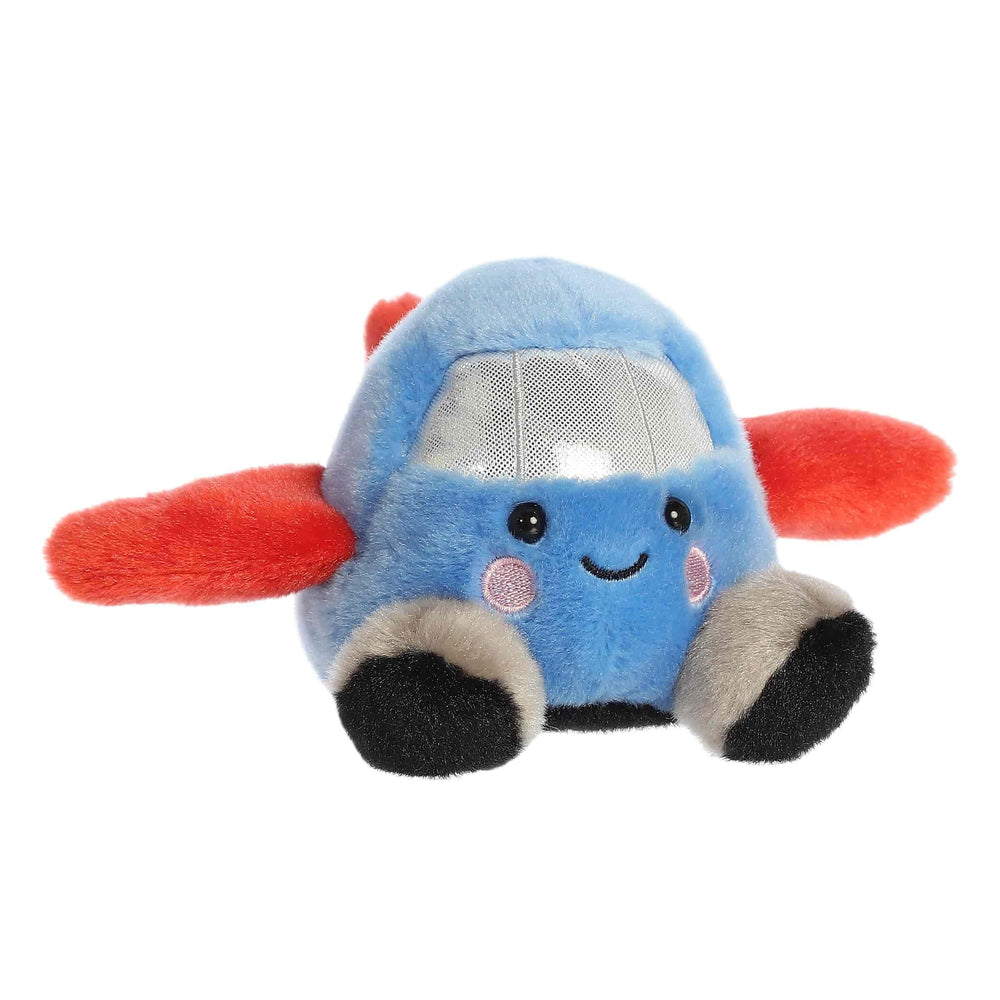 Aurora Amelia Jet Palm Pals close-up face shows soft cuddly features
