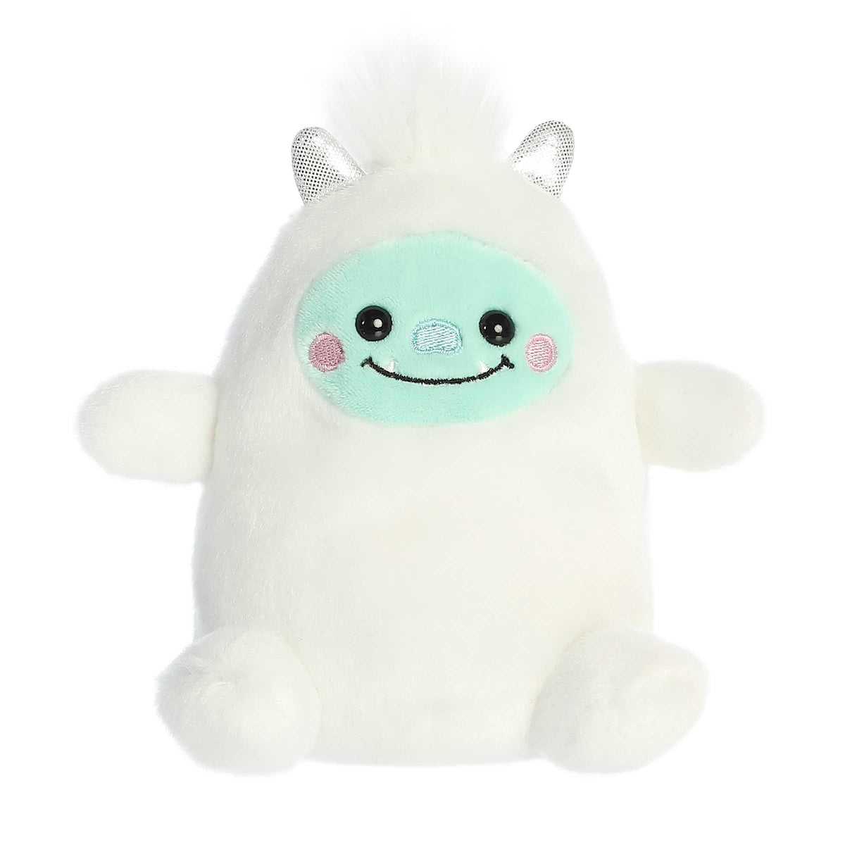 Aurora Baker Yeti palm-pal plush front view, soft and cuddly.