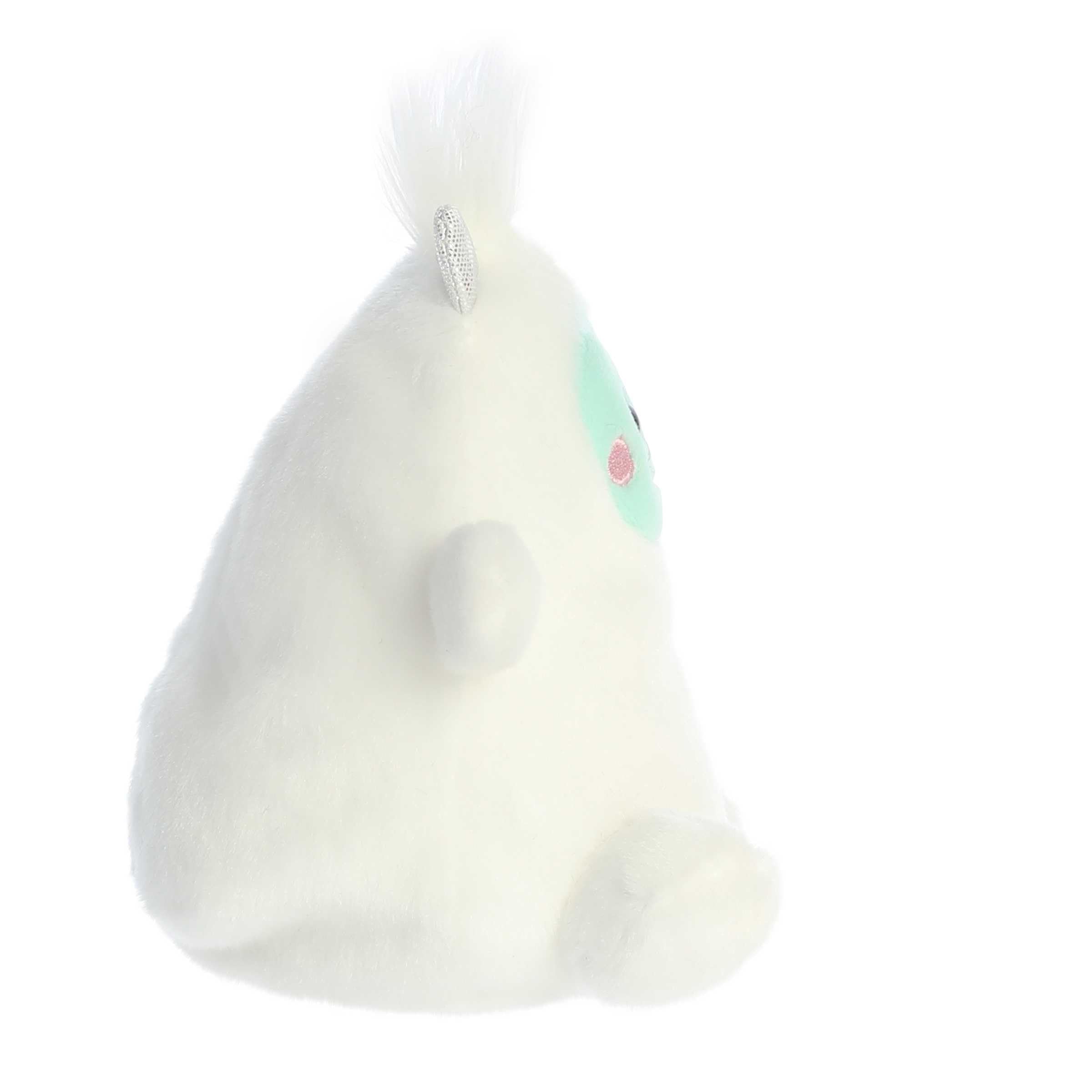 Aurora palm-pal Baker Yeti shows dimensions ideal for travel.
