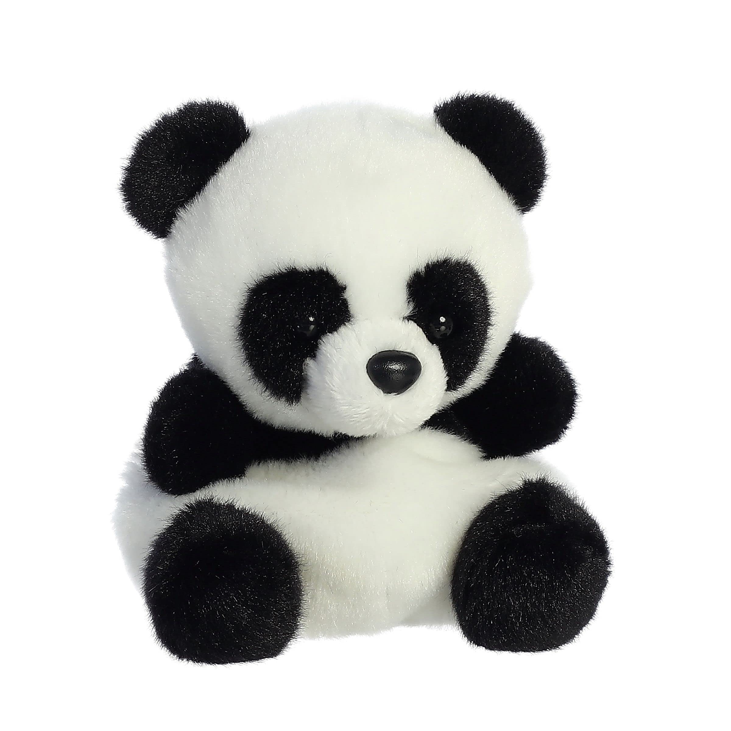 Aurora Palm Pals Bamboo Panda close eyes, expressive design encourages imaginative play and storytelling.