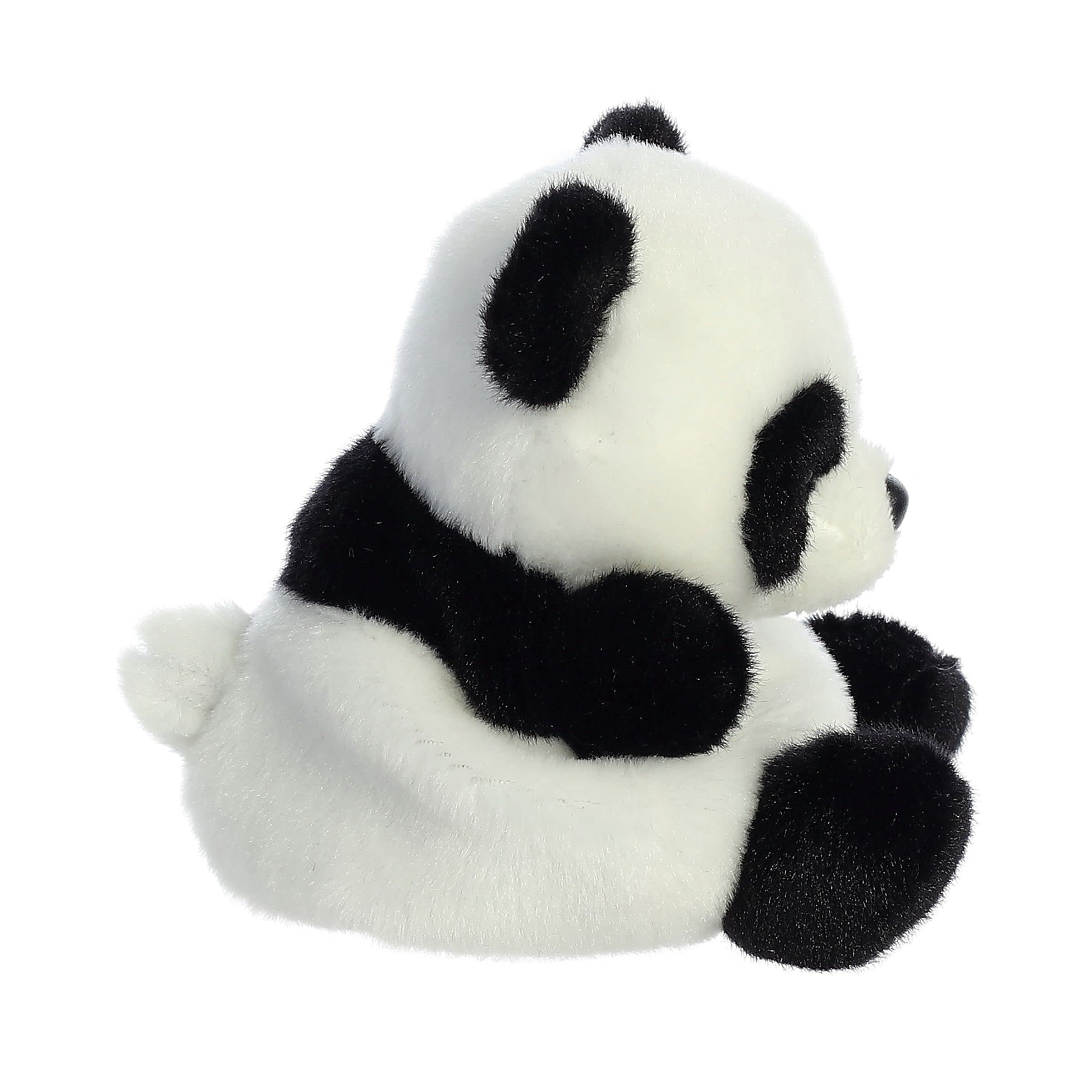 Aurora Palm Pals Bamboo Panda fur texture, silky plush ideal for cozy squeezes and comfort.
