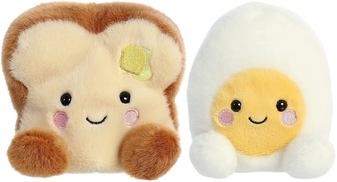 Aurora Palm Pals Bobby Egg front view for cozy cuddles.