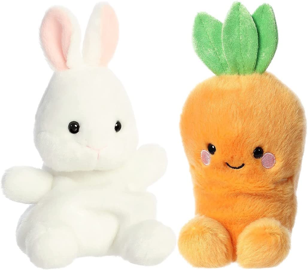 Aurora Palm Pals bundle features Easter carrot bunny, perfect for gifting.