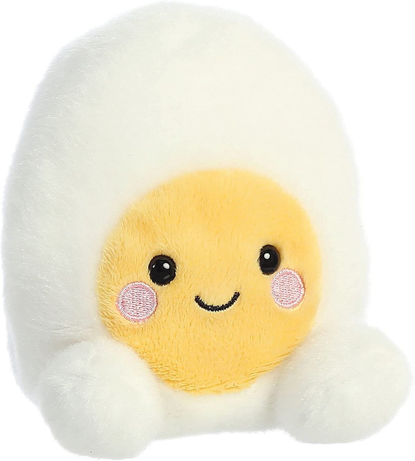 Aurora Palm Pals Buttery Toast side view highlighting plush fluff.