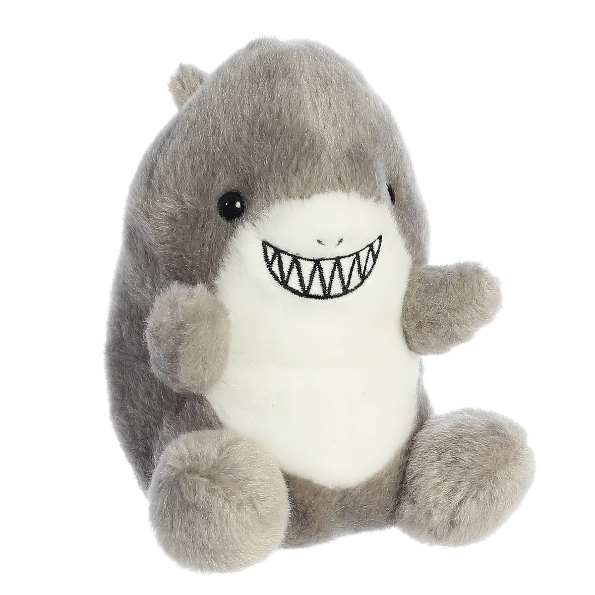 Aurora Palm Pals Chomps Shark front view for playful room decor.