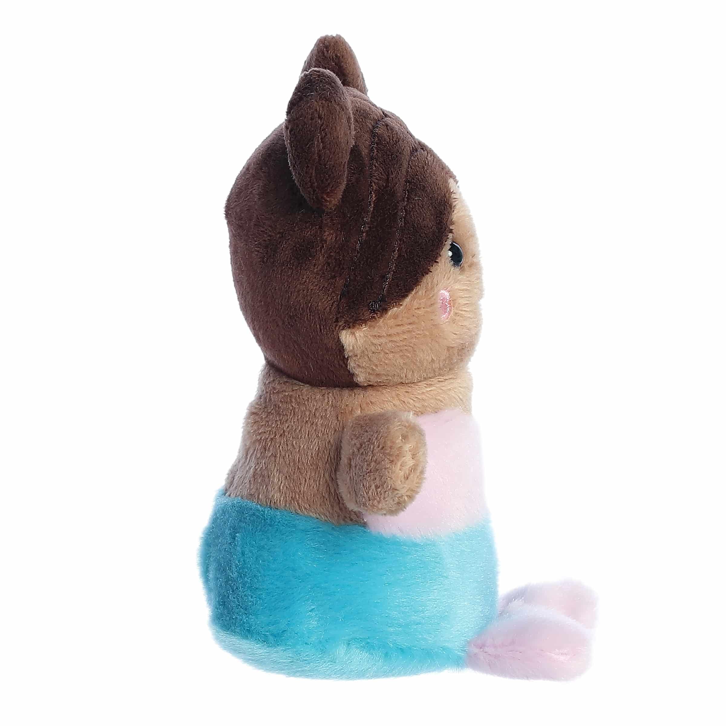 Aurora Palm Pals Oceana Mermaid plush, compact and portable for travel and on-the-go play