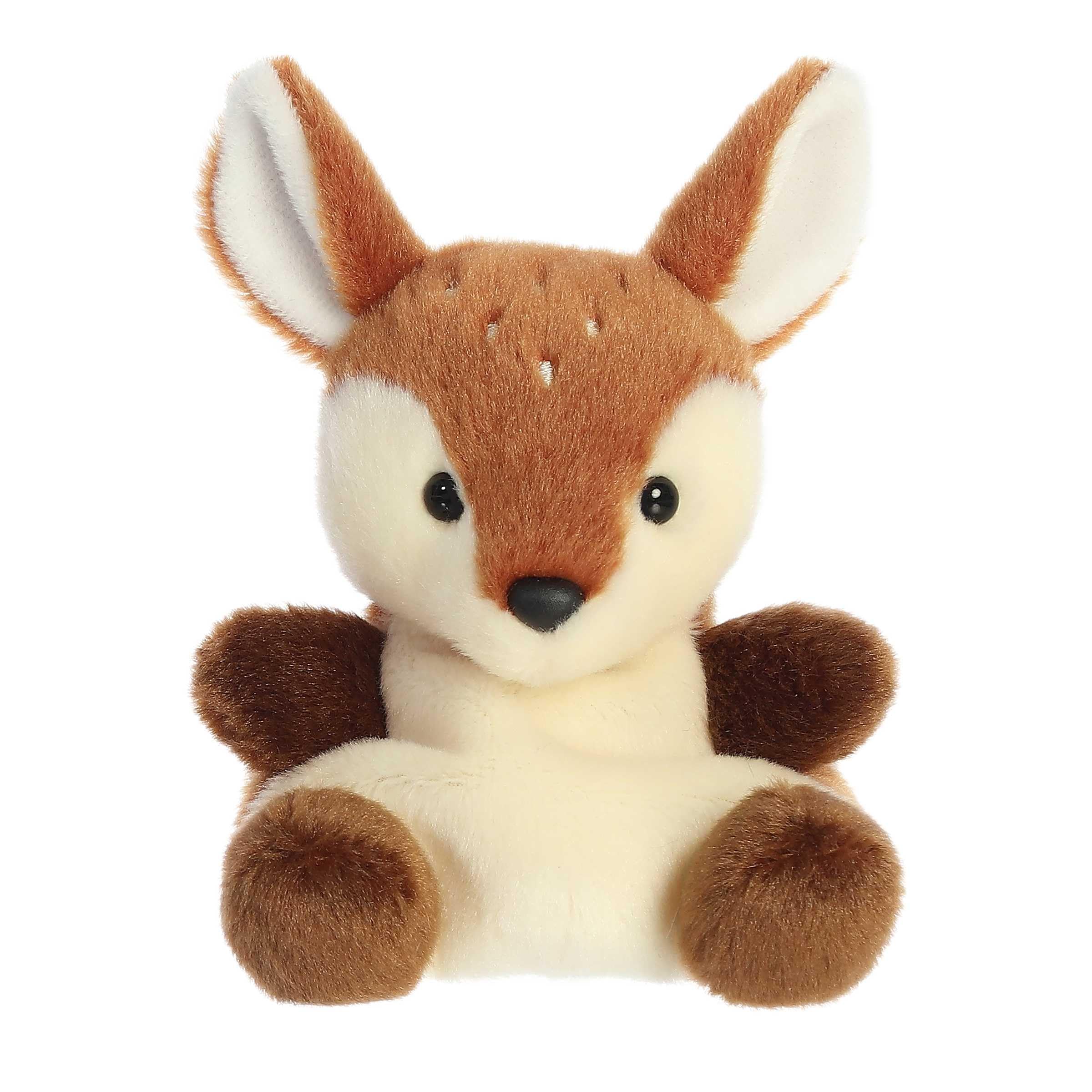 Aurora Dalia Fawn Palm Pals front view plush for cozy play