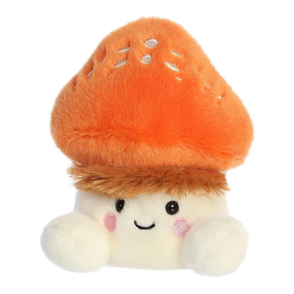 Aurora Fabian Fluffy Mushroom on display suggests decorative charm and shelf presence.