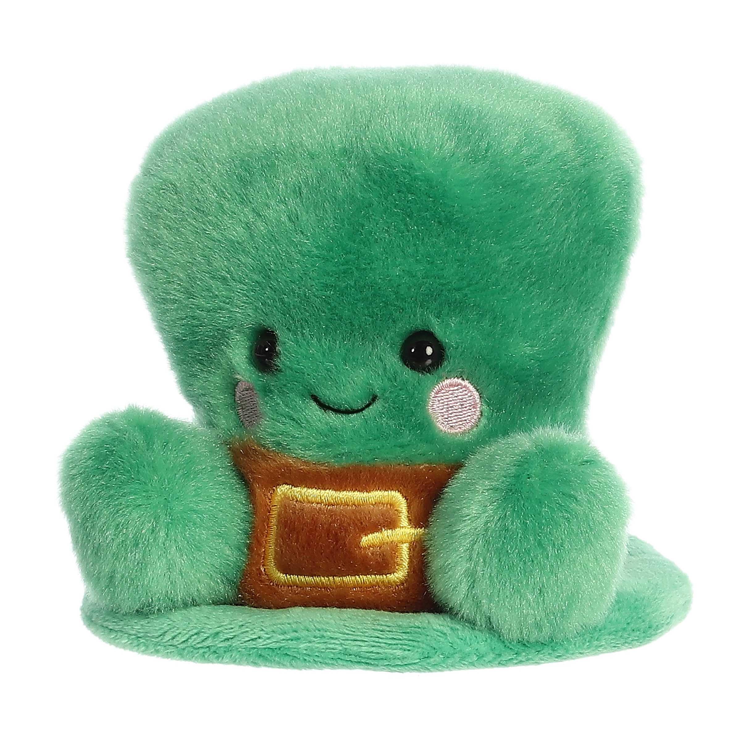Aurora Finnigan Leprechaun Hat plush offers soft texture and travel-friendly cuddling on the go.