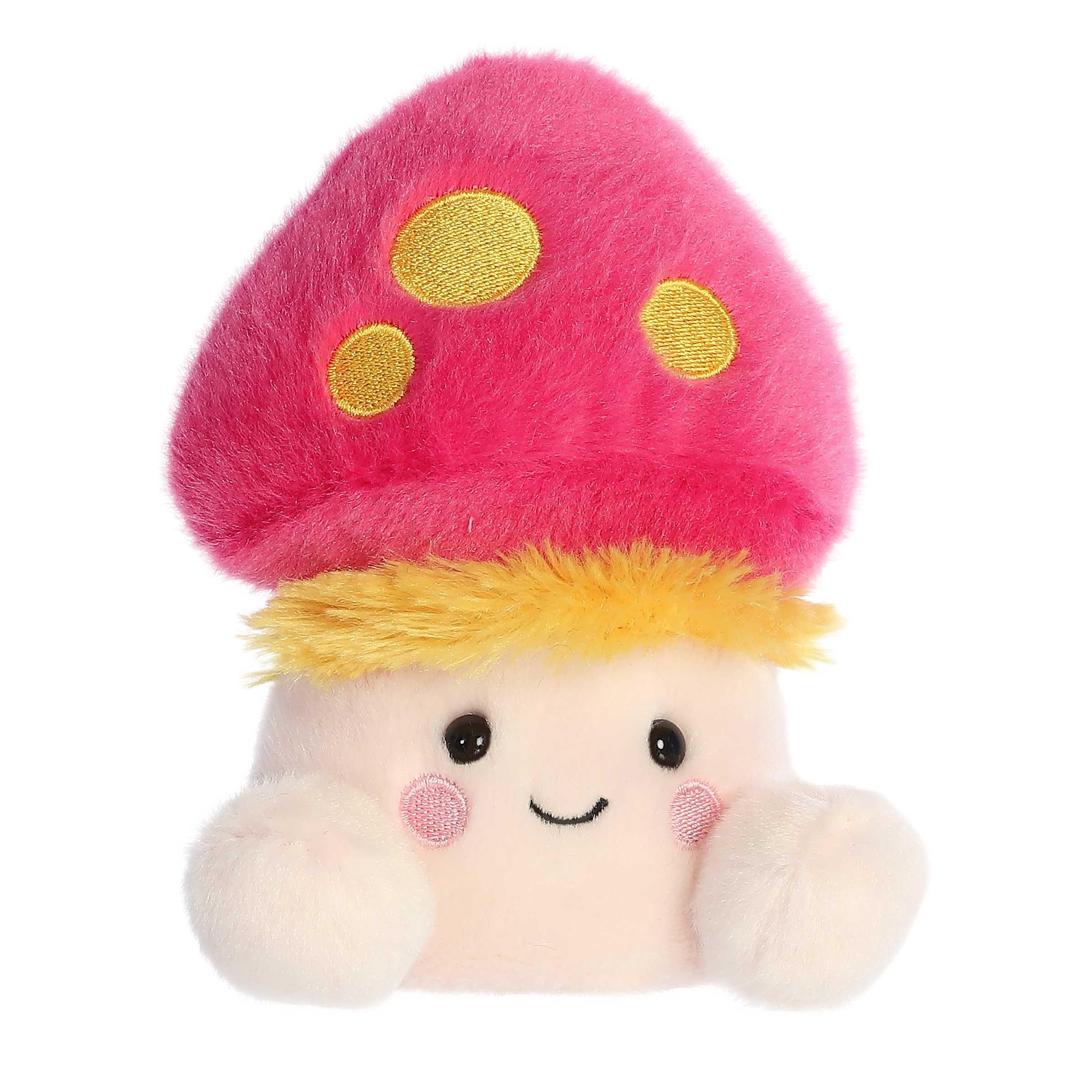 Aurora Flavio Fluffy Mushroom yellow spots add whimsy for playtime