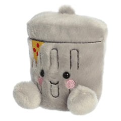 Aurora Garbanzo Palm Pal plush gray with collectible charm.