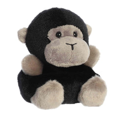 Aurora Palm Pals Gunga Gorilla plush side view, ideal for shelf decor.