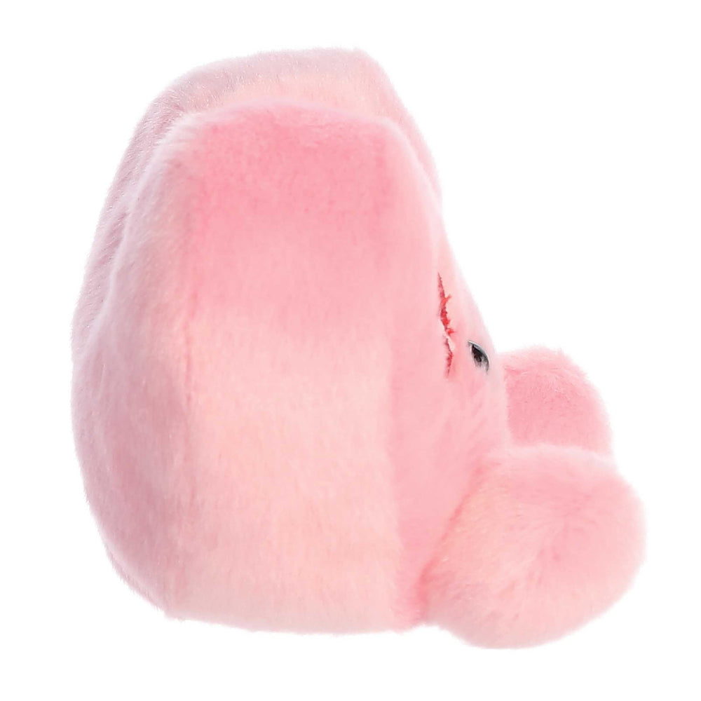 Aurora Kinsley Kisses Heart plush soft pink texture for cozy moments.