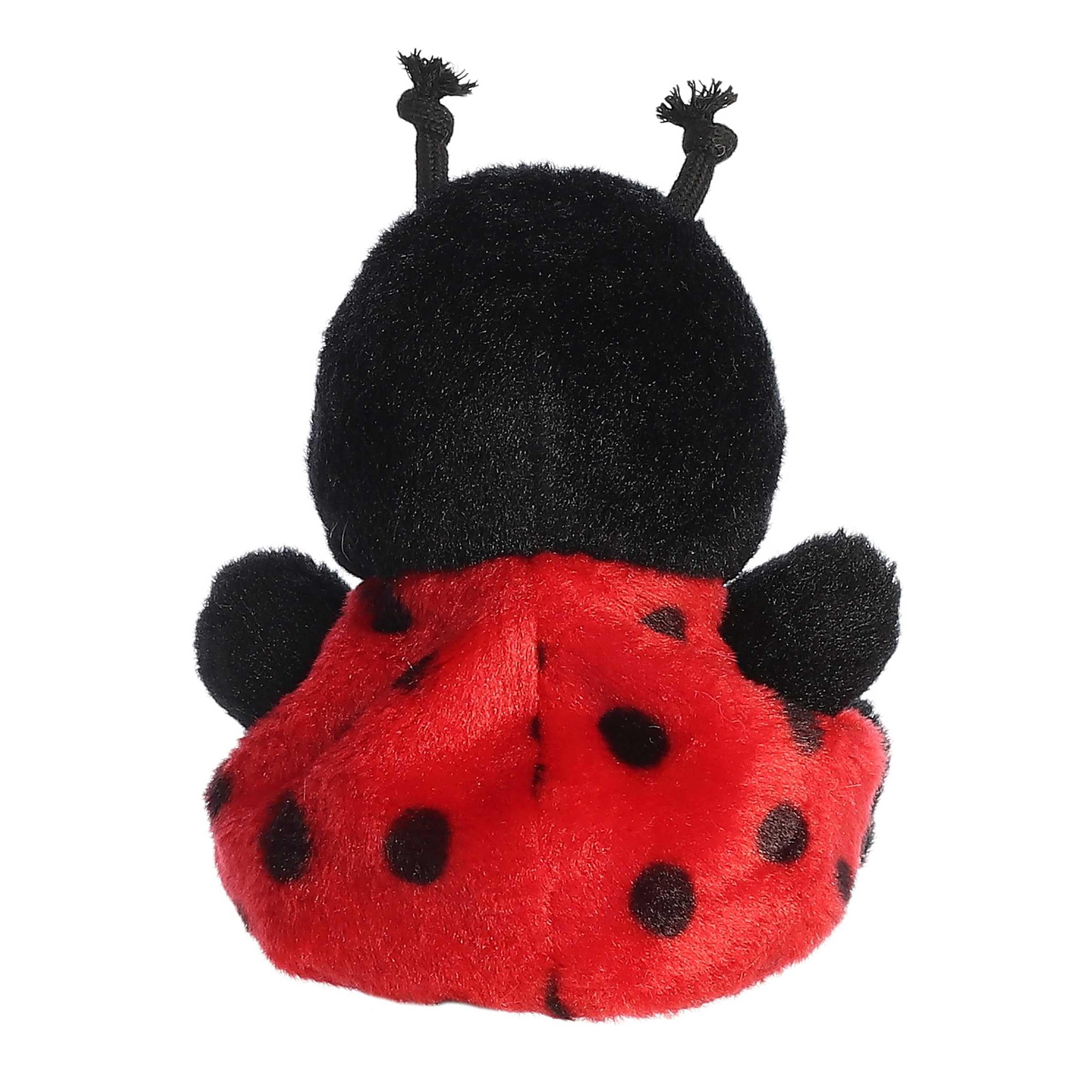 Aurora Palm Pals Ladybug with safe bean pellets for stable, kid-friendly play.