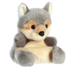 Gift-ready packaging featuring Aurora Lucian Wolf plush and charming design.