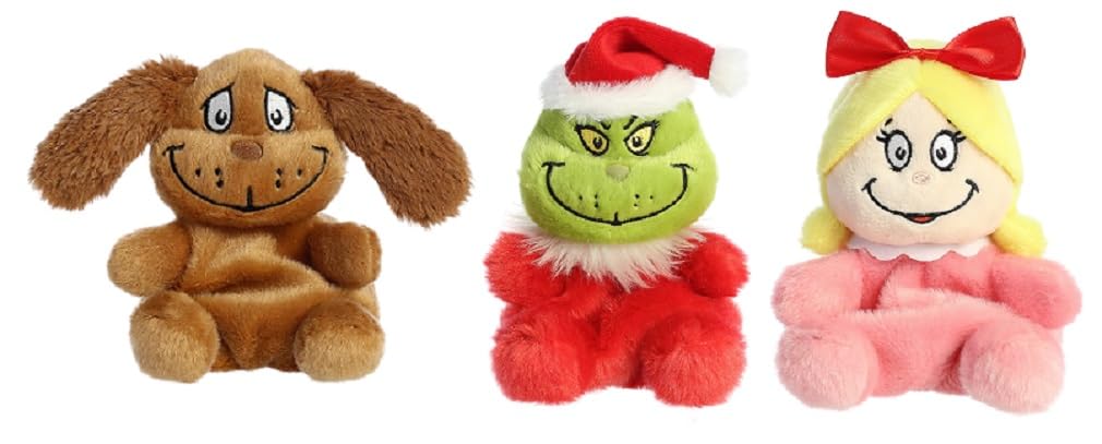 Aurora Palm Pals Max plush held in hand for cozy storytelling and playful companion.