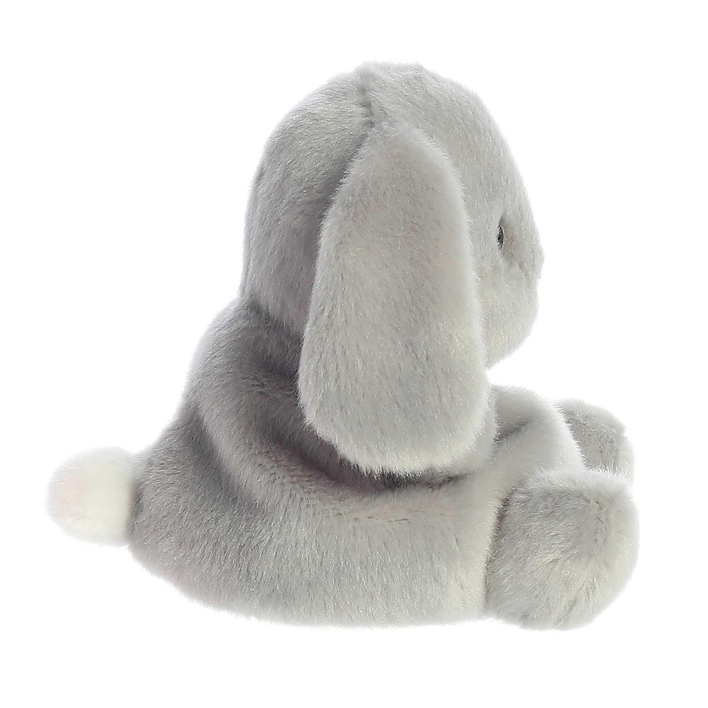 Aurora Palm Pals Pebbles Bunny soft grey fur invites gentle snuggles