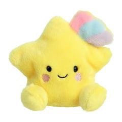 Aurora Pisces Star plush yellow with pastel trail for cuddles and decor