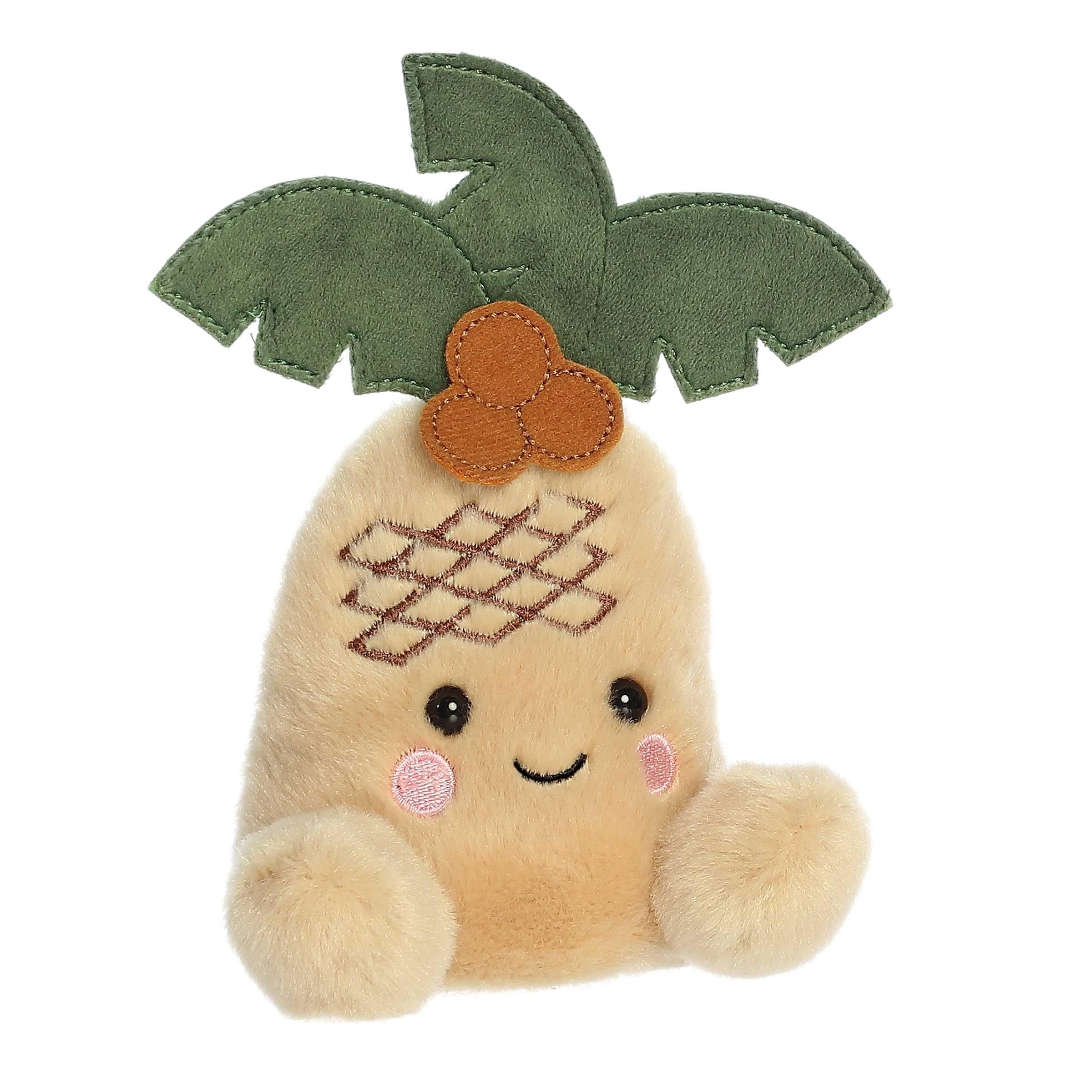 Aurora Palm Pals Breezy Palm Tree is a pocket-sized cuddle friend.
