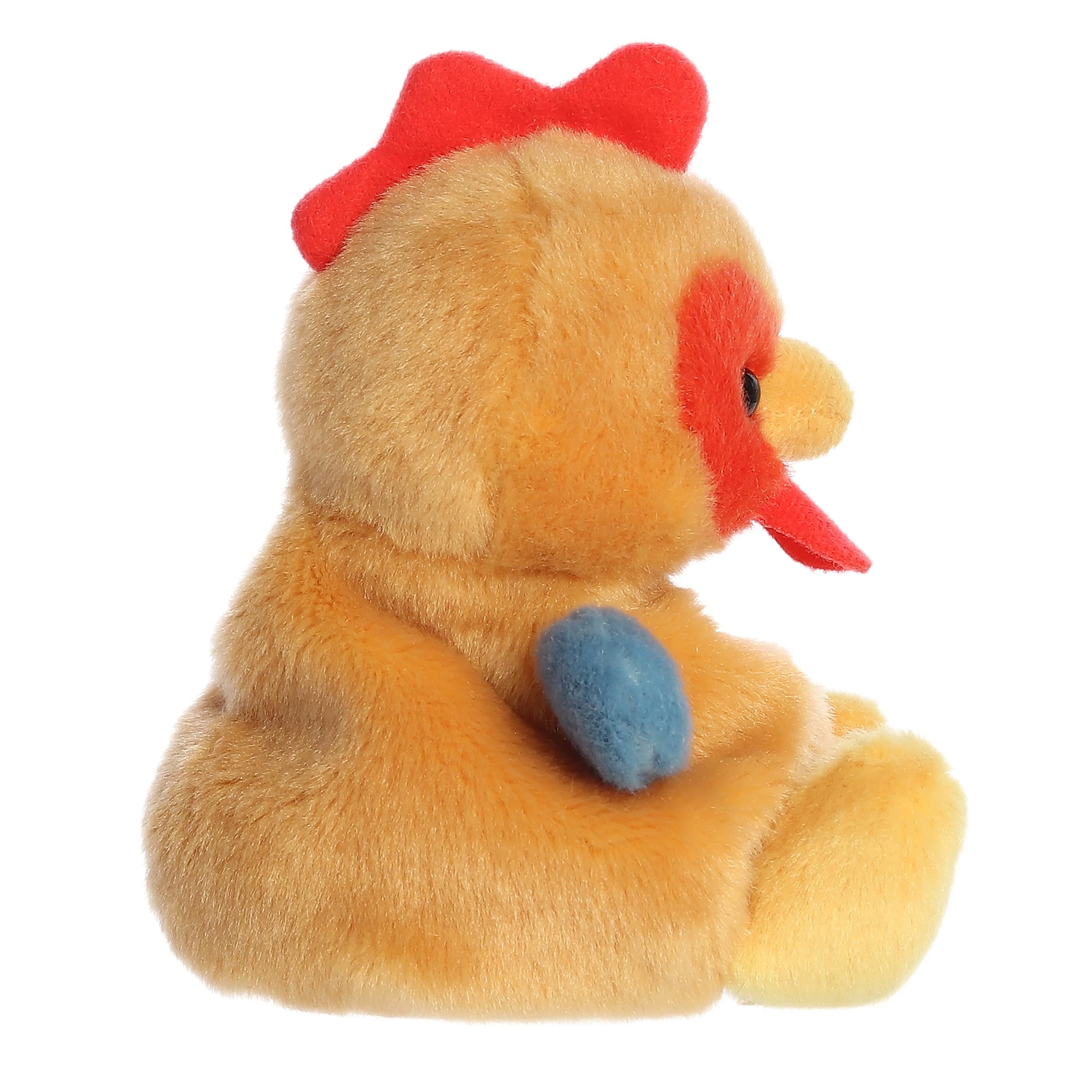 Aurora Palm Pals Red Rooster palm-size for cuddle and display.