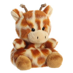 Aurora Safara Giraffe plush with a cute smile and friendly face