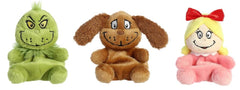 Aurora Palm Pals Santa Grinch 5in plush ready for stocking display