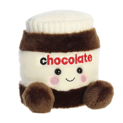 Close-up of Aurora Silky Chocolate Spread plush showing soft fur and premium texture.