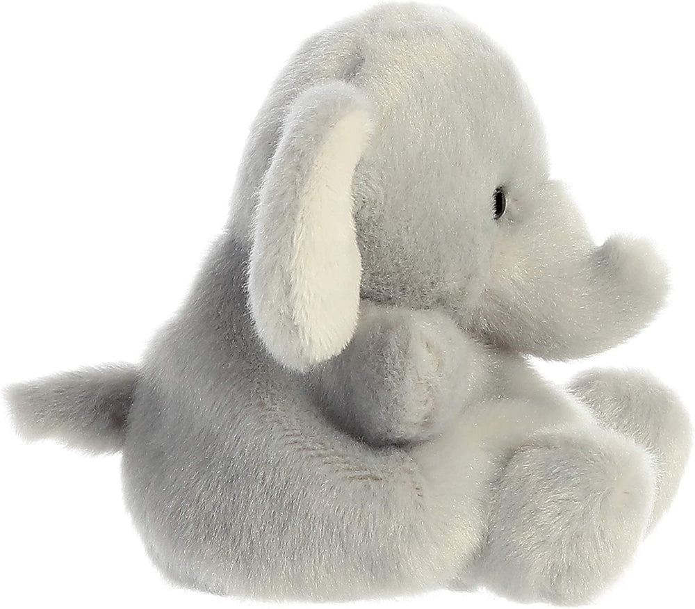 Aurora Palm Pals Stomps Elephant soft plush is gentle on little hands.