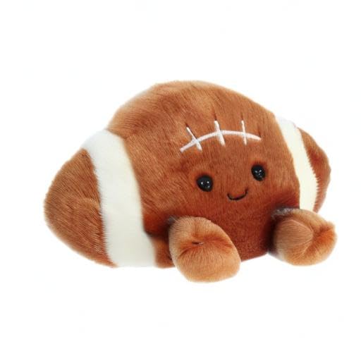 Aurora Palm Pals tackle-football plush features durable soft fabric for daily cuddles.