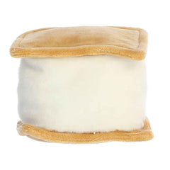 Aurora Palm Pals Toastee S'More plush on shelf, charming bedroom decor.