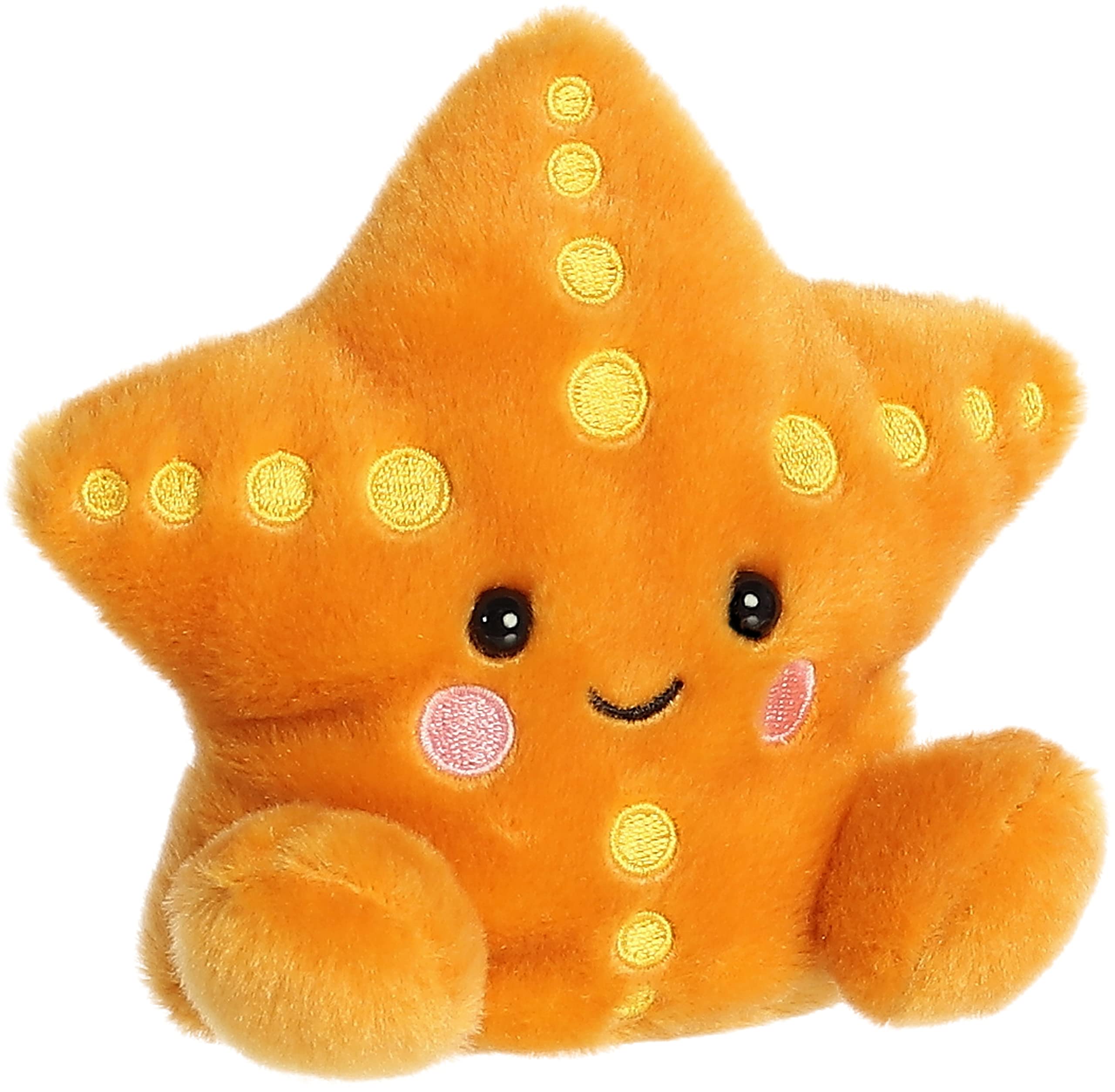 Aurora Treasure Starfish Palm Pal side view highlights soft plush texture for hugs