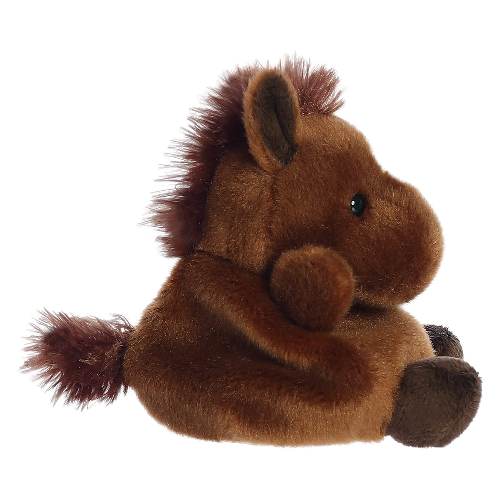 Aurora Palm Pals Truffle Brown Horse mane detail for gentle storytelling
