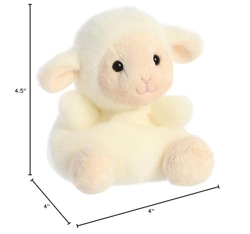 Aurora Palm Pals Woolly Lamb display pose invites cuddly posing and photos