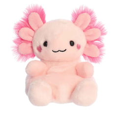 Aurora Palm Pals Xena axolotl plush in pink for cozy hugs and collecting.